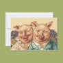 The Handsome Pig Couple Invite The Handsome Pig Couple Invite