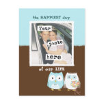 The Happiest Day of Our Life, Owls Wedding Post Card