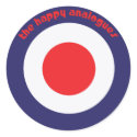 The Happy Analogues Bullseye stickers by voltes The Happy Analogues Bullseye stickers
