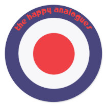 The Happy Analogues Bullseye stickers by voltes The Happy Analogues Bullseye stickers