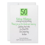The Happy Fiftieth Birthday Invitation