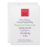 The Happy FIRST Birthday Invitation