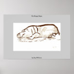 The Happy Hippo posters