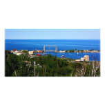 The Harbor from Skyline Photo Card Template