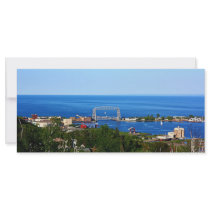 The Harbor from Skyline Full Color Rack Card