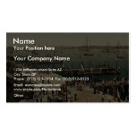 The harbor, III., Kiel, Schleswig-Holstein, German Business Card Template