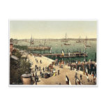 The harbor, III., Kiel, Schleswig-Holstein, German Postcard