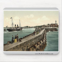 The harbor, Warnemunde, Rostock,Mecklenburg-Schwer Mouse Pads