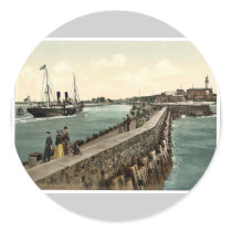 The harbor, Warnemunde, Rostock,Mecklenburg-Schwer Stickers