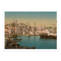 The Harbour at Cannes, France Post Cards