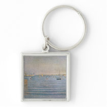 The Harbour at Portrieux, 1888 Key Chains
