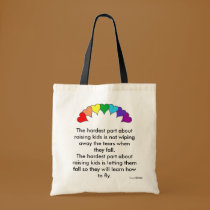 The hardest part about raising kids bags