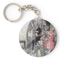 The Hare and the Tortoise Key Chain