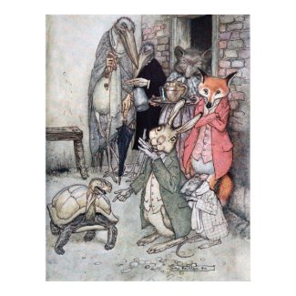 The Hare and the Tortoise print