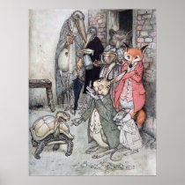 The Hare and the Tortoise Print