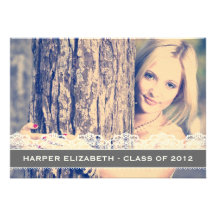 THE HARPER Graduation Invitation & Announcement