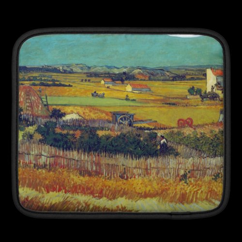 The Harvest, Arles by Vincent Willem van Gogh Sleeves For Ipads