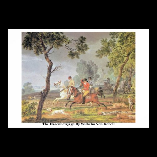 The Hasenhetzjagd By Wilhelm Von Kobell Posters