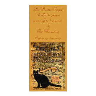 The Haunting 4x9.25 Paper Invitation Card