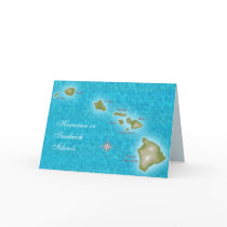 The Hawaiian Islands Card