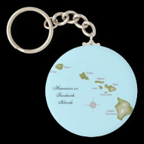 The Hawaiian Islands keychains