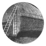 The Hay Stack from The Pencil of Nature 1844 Round Stickers