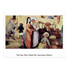 The Hay Wain Detail By Jheronimus Bosch Post Card