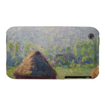 The Haystacks or, The End of the Summer, at Givern iPhone 3 Case