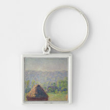The Haystacks or, The End of the Summer, at Givern Key Chains