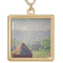 The Haystacks or, The End of the Summer, at Givern Custom Necklace