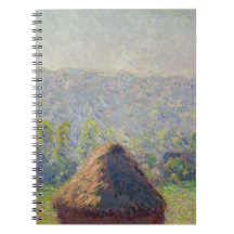 The Haystacks or, The End of the Summer, at Givern Spiral Notebook