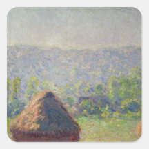 The Haystacks or, The End of the Summer, at Givern Square Sticker