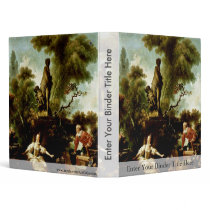 The Head" By Fragonard Jean-Honoré (Best Quality) 3 Ring Binder