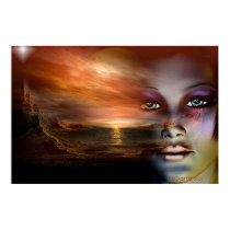 The head in the stars posters
