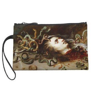 The Head of Medusa Peter Paul Rubens painting Wristlet Purses