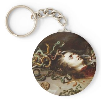 The Head of Medusa Peter Paul Rubens painting Key Chain