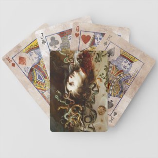 The Head of Medusa Peter Paul Rubens painting Bicycle Poker Cards