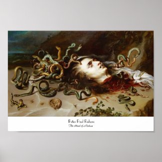 The Head of Medusa Peter Paul Rubens painting Print