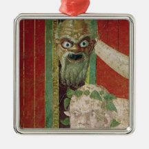 The Head of the Elderly Silenus Christmas Tree Ornament