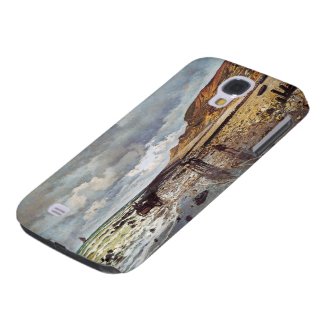 The Headland of the Heve at Low Tide Claude Monet Samsung Galaxy S4 Cover