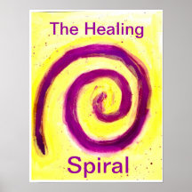 The Healing Spiral Print