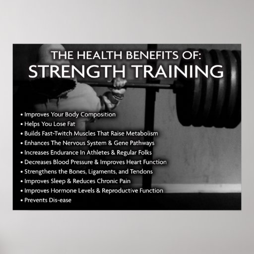 the-health-benefits-of-strength-training-poster-zazzle