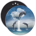 The heart from the Dolphins Button