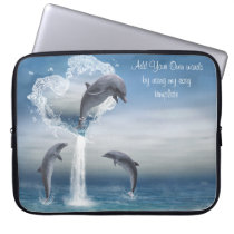 The heart from the Dolphins Electronics Bag Computer Sleeve