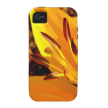 The heart of Yellow Lily iPhone 4/4S Cases