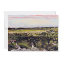 The Heath with a Wheelbarrow by Vincent van Gogh Announcements