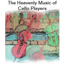 The Heavenly Music of Cello Players Tshirts