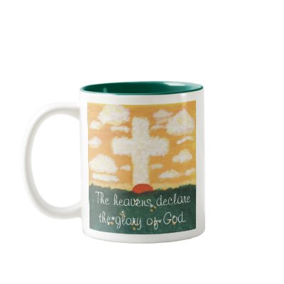 The Heavens Declare mug by joyfulwords