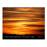 The heavens declare | v2 | Psalm 97 v 6 Post Card