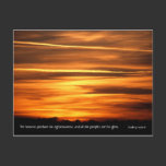 The heavens declare | v2 | Psalm 97 v 6 postcards